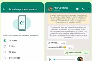 WhatsApp despliega una función para configurar varios chats existentes en temporales a la vez