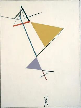 El triángulo del argentino Tomás Maldonado, 1949