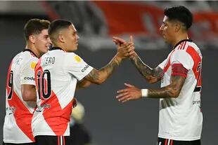 Juan Fernando Quintero y Enzo Pérez se perderán por lesión y suspensión, respectivamente, el partido de River ante Colo Colo, por la Copa Libertadores