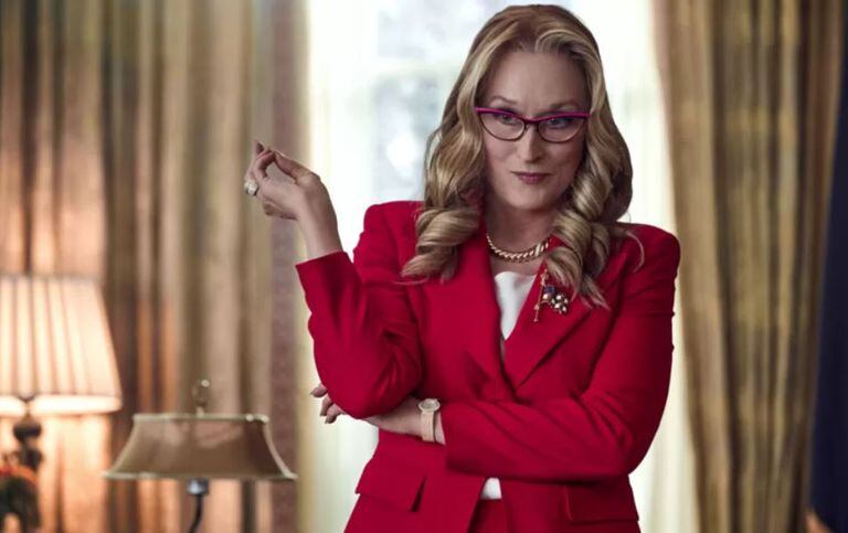 Meryl Streep participa en el filme como presidenta de Estados Unidos.