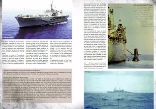 Recorte de la revista DEYSEG en 2013 por el 80° aniversario de la Fuerza de Submarinos de la Armada Argentina