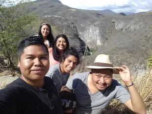 Integrantes del Colectivo Snichimal Vayuchil, de Chiapas