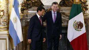 Peña Nieto y Macri, en la Casa Rosada