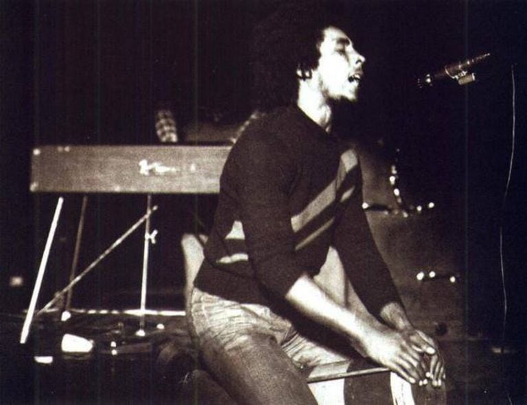 Bob Marley dio un recital en 1973