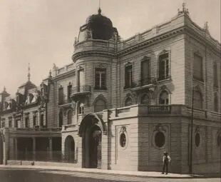 El Palacio Fernández Anchorena en 1909, recién terminada su contrucción. (Gentileza Walter D’Aloia Criado)