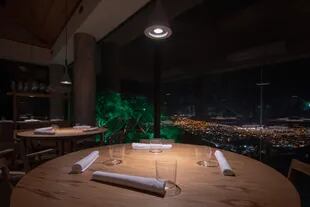 La vista de la ciudad de Salta desde el restaurante