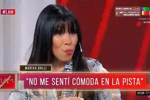 La indignación de Marixa Balli con Marcelo Tinelli en el Bailando 2023