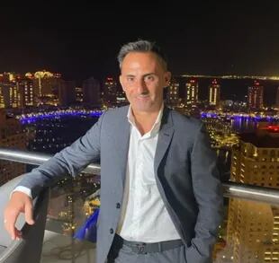 Diego Latorre está en Qatar para cubrir el Mundial