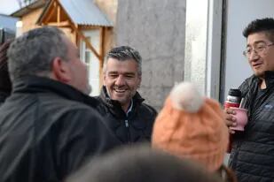 Juan Zabaleta, el ministro de Desarrollo Social, en una visita reciente a Tierra del Fuego
