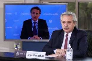 Alberto Fernández y Gabriel Katopodis, su ministro de Obras Públicas
