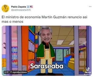 Martín Guzmán renunció y los usuarios reaccionaron con memes
