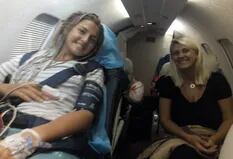 Llegó al país la turista argentina internada en Punta Cana por un coma diabético