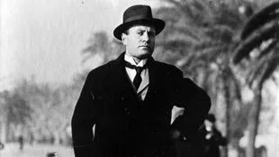 Benito Mussolini, líder del movimiento fascista en Italia