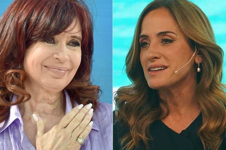La vicepresidenta Cristina Kirchner y la candidata a diputada Victoria Tolosa Paz