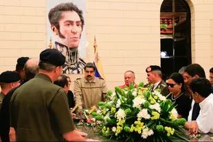 Maduro, en el homenaje por el sexto aniversario de la muerte de Hugo Chávez, ayer, en Caracas