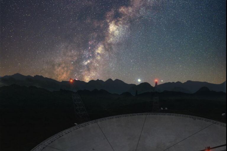 El radiotelescopio FAST de quinientos metros ayudó a probar las propiedades del magnetar que generó la primera ráfaga de radio rápida detectada en la Vía Láctea