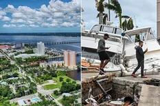 El impactante antes y después de Fort Myers tras el paso del huracán