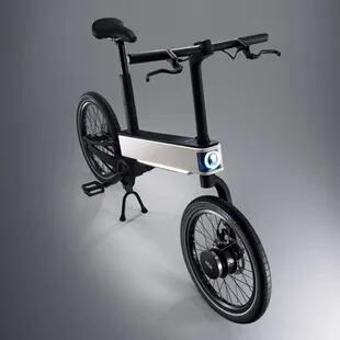 Una bicicleta eléctrica ebii de Acer; una computadora interna adapta el pedaleo asistido según el terreno y el ritmo del usuario
