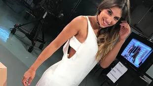 Cinthia Fernández, en la pantalla de Canal 9