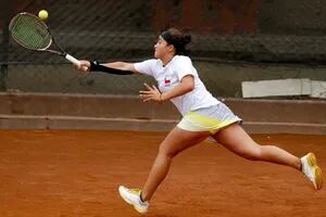 La tenista chilena que fue suspendida por tres años por arreglo de partidos