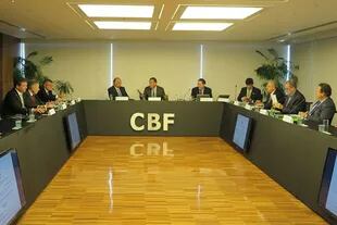 Los presidentes e reunieron en la sede de la CBF