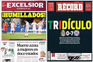 Los medios mexicanos sobre la derrota