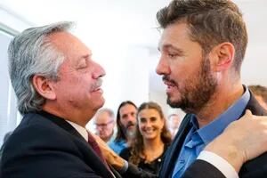 El curioso palco que ocupó Marcelo Tinelli durante el traspaso presidencial