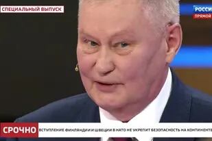 Un excoronel ruso criticó la invasión a Ucrania en la televisión estatal