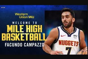 La felicidad de Facundo Campazzo por estar viviendo el sueño de ser un NBA de la mano de Denver Nuggets