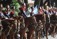 Los caballos de San Martín, tan soldados como los granaderos