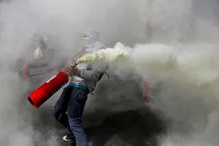 Siguen las protestas en Santiago de Chile
