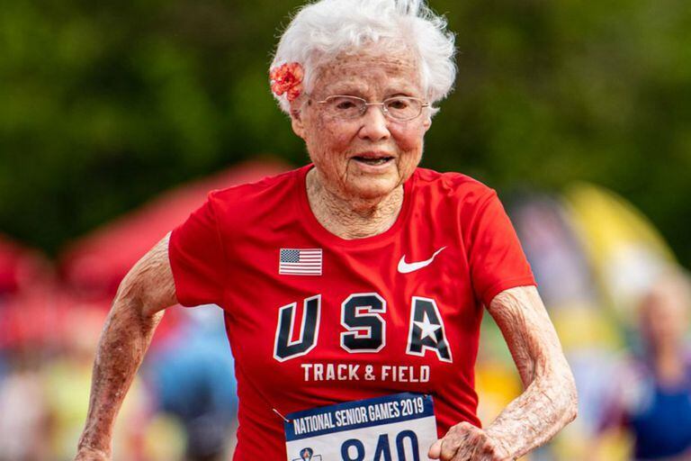 La mujer que a los 105 años sigue corriendo y bate récords mundiales