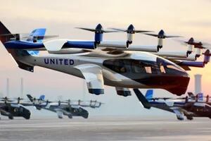 United Airlines reveló la primera ruta de sus taxis voladores
