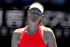 ¿Deja el tenis? El mensaje de Sharapova después de ser eliminada en Australia
