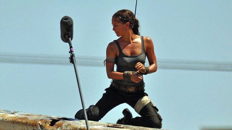 Alicia Vikander en el papel de Lara Croft