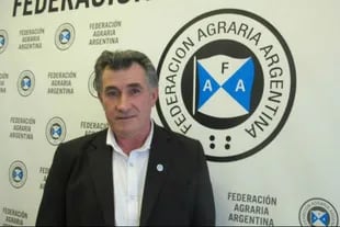 Carlos Achetoni, presidente de FAA, una de las entidades de la Mesa de Enlace que estará en el acto en San Nicolás