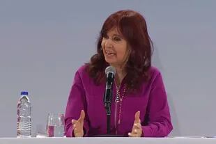 Cristina Fernández de Kirchner en el homenaje a Juan Perón