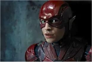 Ezra miller as the flash