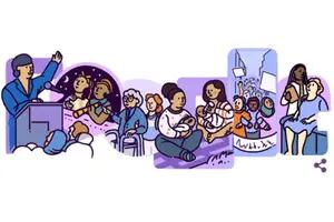 Google le dedicó su doodle al Día Internacional de la Mujer