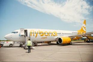 Flybondi está operando 12 destinos nacionales de los 13 que tenía antes de la pandemia. Sigue sin trabajar desde y hacia Rosario
