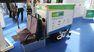Módulo de cargo del proyecto Logiktram que se puede integrar en un tranvía para llevar mercancías