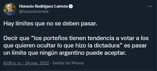 Larreta cuestionó la frase utilizada por Máximo Kirchner.
