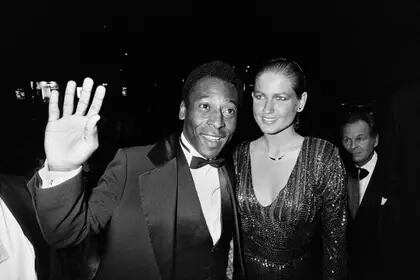 Xuxa junto a Pelé, en 1983