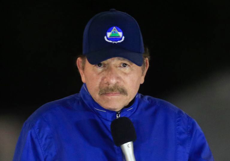 El presidente de Nicaragua, Daniel Ortega, habla en Managua (AP Photo/Alfredo Zuniga, File)