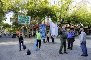 Protesta por el #17A en Mendoza
