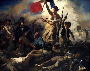 La libertad guiando al pueblo, Delacroix