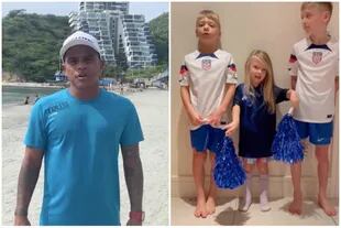 El padre de Jesús Ferreira y los hijos de Tim Ream le dieron ánimos de cara al partido del Mundial contra Gales