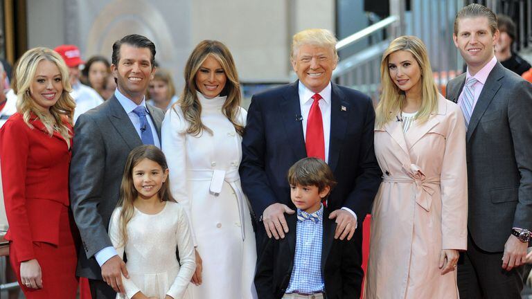 La familia Trump