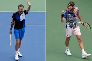 El ruso Daniil Medvedev y el griego Stefanos Tsitsipas se cruzarán este sábado en una semifinal del Masters 1000 de Cincinnati.