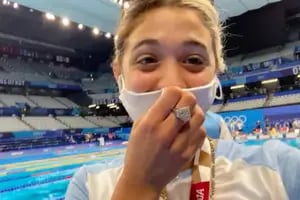 La emoción de Delfina Pignatiello al ver la villa olímpica